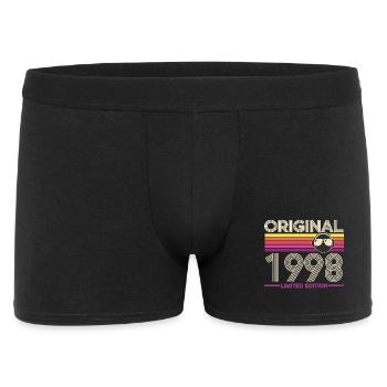 Originale Retro-Edition von 1998 - Männer Boxer Shorts - Schwarz - Vorne