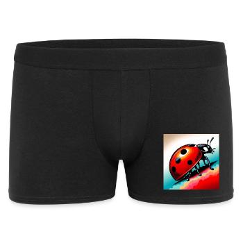 Marienkäfer - Männer Boxer Shorts - Schwarz - Vorne