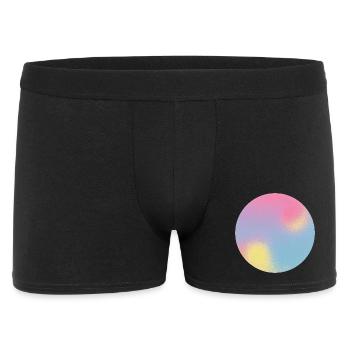 Aura Check Pastel Gradient Sphere - Men's Boxer Shorts - black - Front