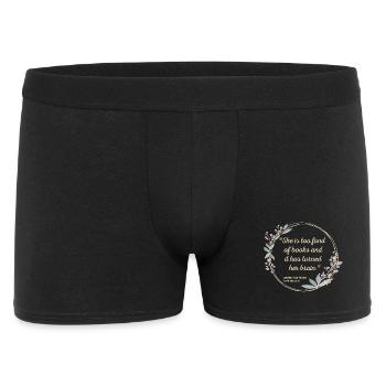 Citation des Quatre Filles du docteur March II - Style mignon - Boxer Homme - noir - Devant