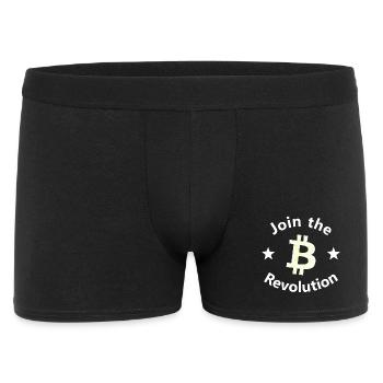 Cercle de la révolte Bitcoin - Boxer Homme - noir - Devant