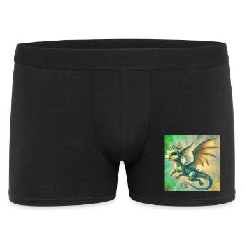 dragon - Men's Boxer Shorts - black - Front