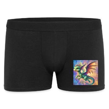 dragon - Men's Boxer Shorts - black - Front
