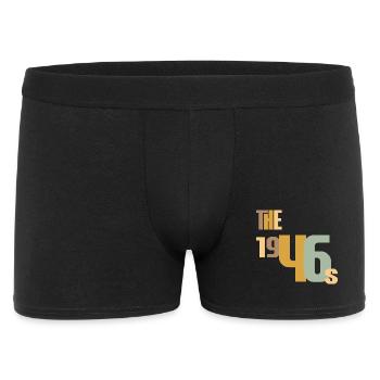 Vintage Année 1946 Anniversaire 80 ans Idée Cadeau - Boxer Homme - noir - Devant