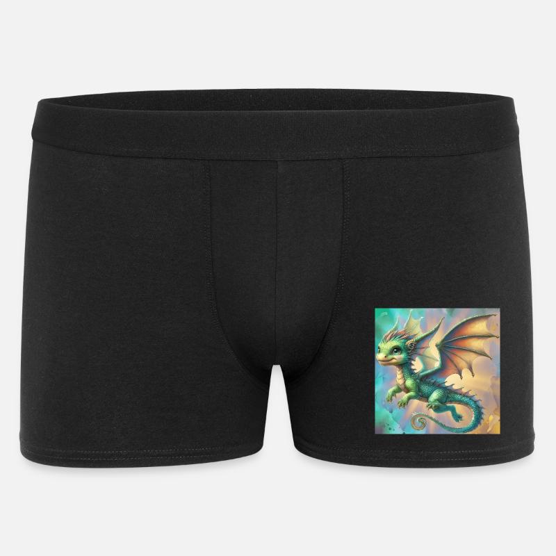 Drache - Männer Boxer Shorts - Schwarz
