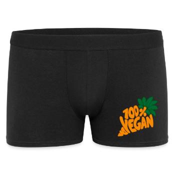 100% Vegan Food Diet Nutrition Funny - Men's Boxer Shorts - black - Front