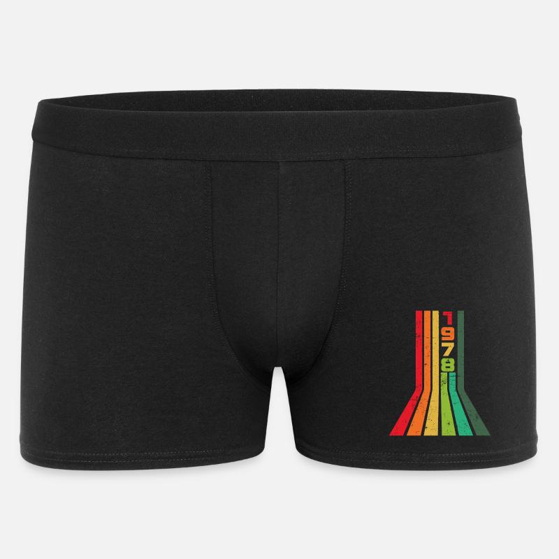 Annata 1978 - Boxer da uomo - nero