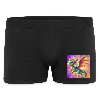 dragon - Men's Boxer Shorts - black - Front