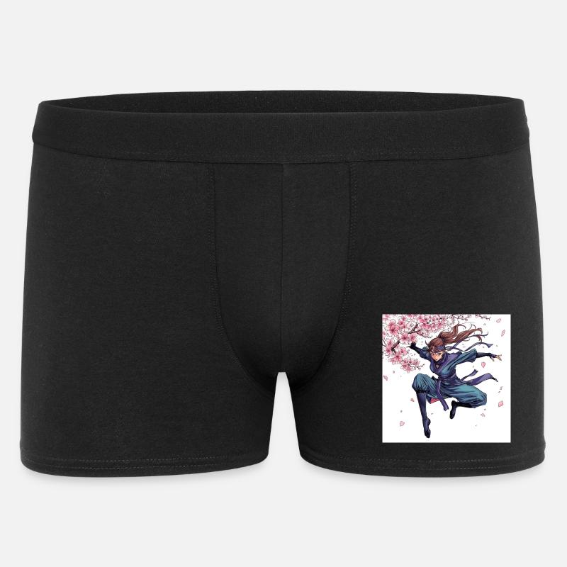 Cherry Blossom Warrior Style - Men's Boxer Shorts - black