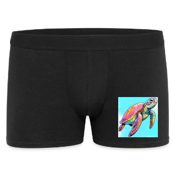 turtle - Men's Boxer Shorts - black - Front