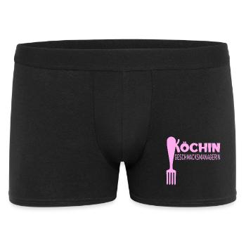 Geschmacksmanagerin Mama Köchin - Männer Boxer Shorts - Schwarz - Vorne