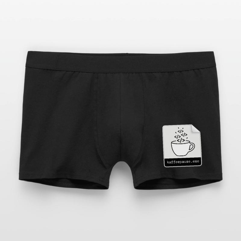 Kaffeepause.exe - IT Programmieren Informatik Code Männer Boxer Shorts