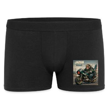 Japanese Bosozoku Monkey Biker - Men's Boxer Shorts - black - Front