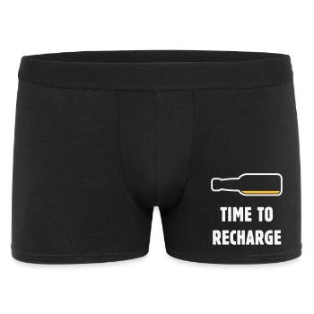 Temps de recharge (Bière / Bière / NEG 2C) - Boxer Homme - noir - Devant