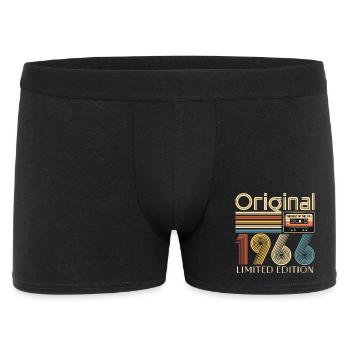 60th Birthday, 60 Years, Original 1966 - Men's Boxer Shorts - black - Front