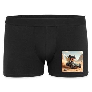 Aventurière Fée dans une voiture du désert - Boxer Homme - noir - Devant