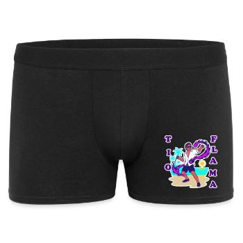saulo brazilian fireman hero luxury sunset beach - Men's Boxer Shorts - black - Front