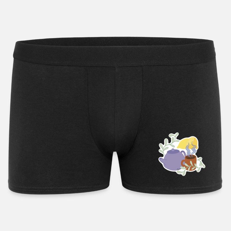 Lemon tea - Men's Boxer Shorts - black