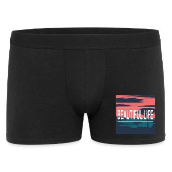Beautiful Life Beach - Men's Boxer Shorts - black - Front
