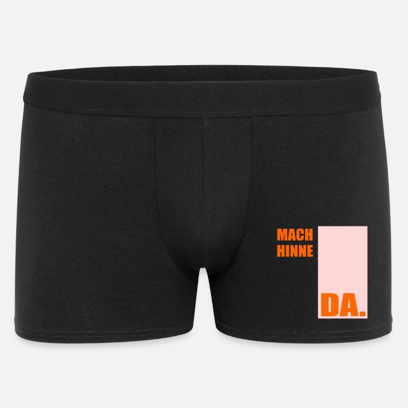 Berlinerisch Zeit Berlin - Männer Boxer Shorts - Schwarz
