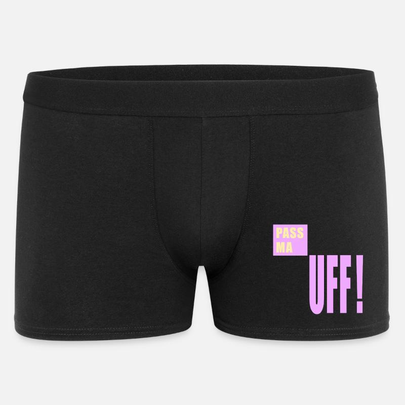 Berlin Aufpassen Berlinerisch - Männer Boxer Shorts - Schwarz