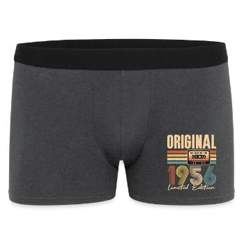 70th birthday, 70 years - Men's Boxer Shorts - charcoal grey - Front