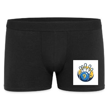 Bowling à neuf quilles - Boxer Homme - noir - Devant