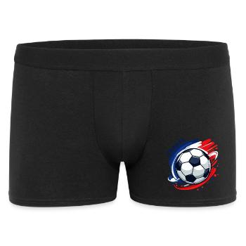  le foot français - Boxer Homme - noir - Devant