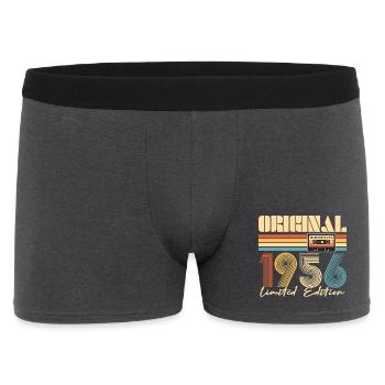 70th birthday, 70 years - Men's Boxer Shorts - charcoal grey - Front