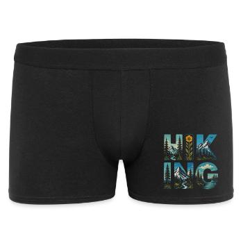 Hiking - Outdoor Adventure - Men's Boxer Shorts - black - Front