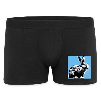 rabbit - Men's Boxer Shorts - black - Front