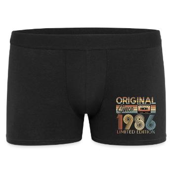 40e anniversaire, 40 ans - Boxer Homme - noir - Devant