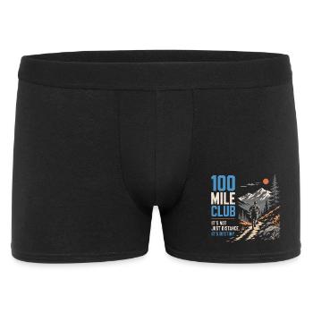 Trail Running - Club du 100 miles - Boxer Homme - noir - Devant