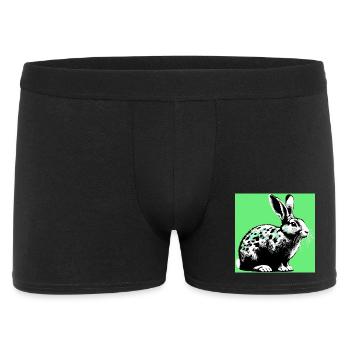 rabbit - Men's Boxer Shorts - black - Front