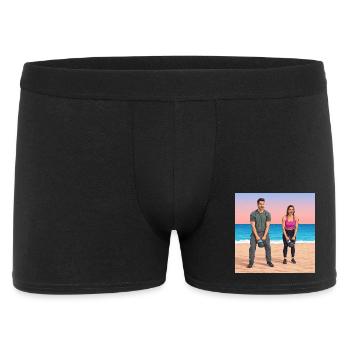 Collection de dessins animés GIDAGI Fitness - Boxer Homme - noir - Devant