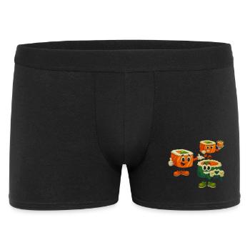 Happy sushi crew - Men's Boxer Shorts - black - Front