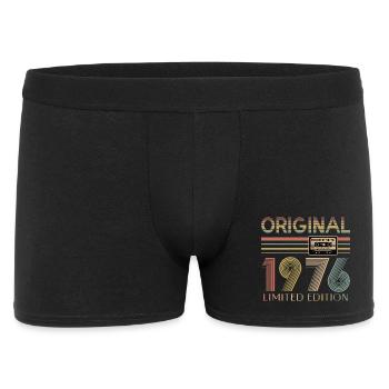 50e anniversaire, 50 ans - Boxer Homme - noir - Devant