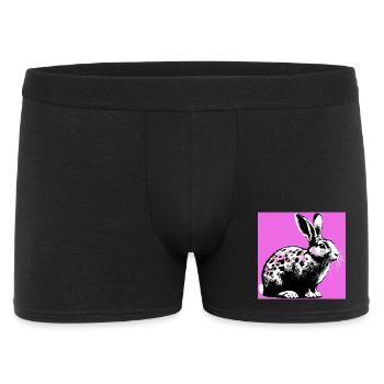 rabbit - Men's Boxer Shorts - black - Front