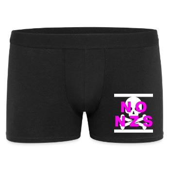 PAS DE NZS, PLUS JAMAIS, D’ANTIFASCISME, PAS D’AFD PINK - Boxer Homme - noir - Devant