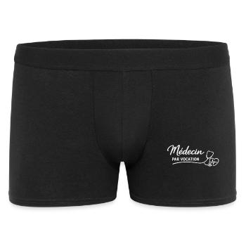 Médecin par vocation - Boxer Homme - noir - Devant