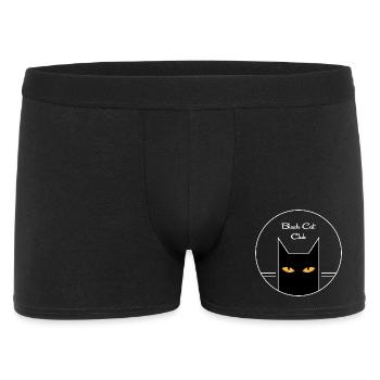 Chat noir - Boxer Homme - noir - Devant