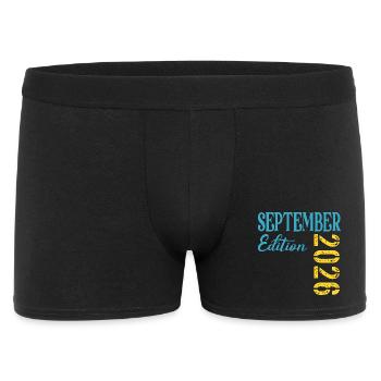 Baby birth September 2026 - Men's Boxer Shorts - black - Front
