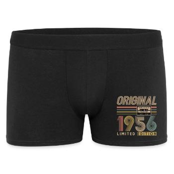 70. Geburtstag, 70 Jahre - Männer Boxer Shorts - Schwarz - Vorne