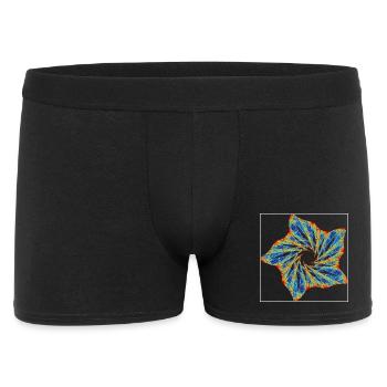 Fleur orbitale – Attracteur étrange - Boxer Homme - noir - Devant