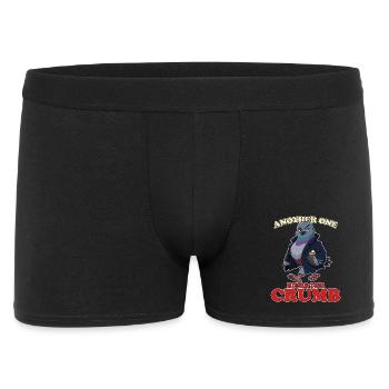 Another One Bites the Crumb Funny pigeon gangster - Men's Boxer Shorts - black - Front