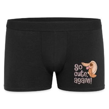 cute dog again - Men's Boxer Shorts - black - Front