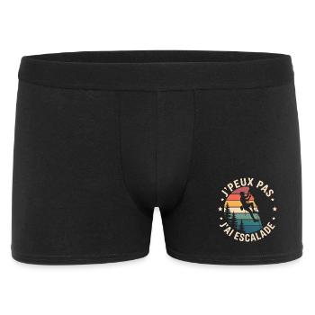 J'peux pas j'ai escalade - passion escalade - Boxer Homme - noir - Devant