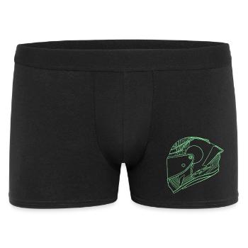 Helm - Männer Boxer Shorts - Schwarz - Vorne