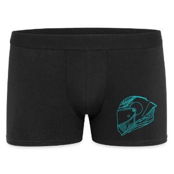 Helm - Männer Boxer Shorts - Schwarz - Vorne