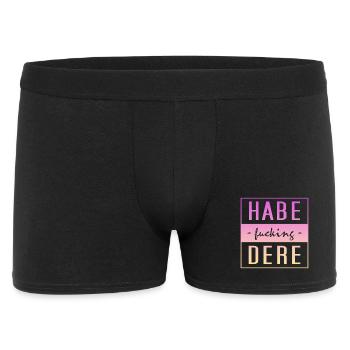 Habe Dere, habe dere, Servus - Männer Boxer Shorts - Schwarz - Vorne